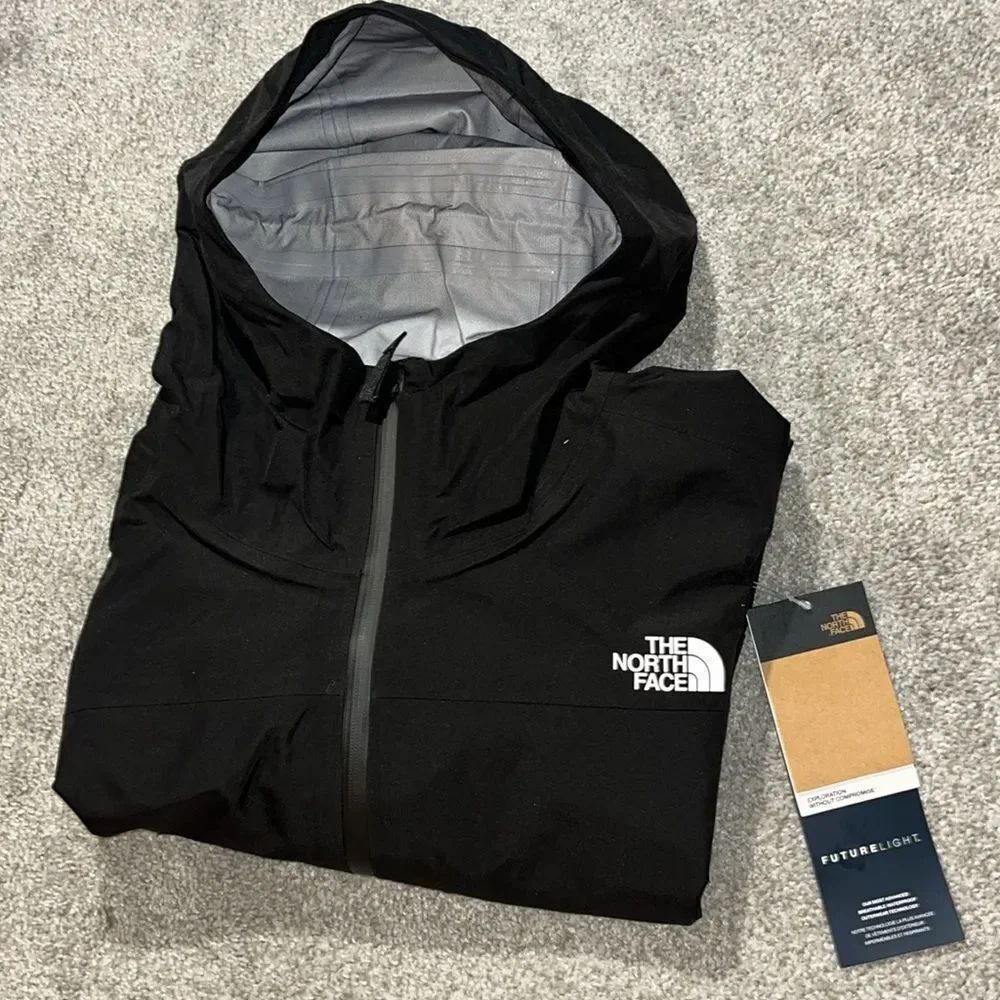 North Face Dryzzle FUTURELIGHT Waterproof Rain Hooded Sealed Seams Jacket Parka
